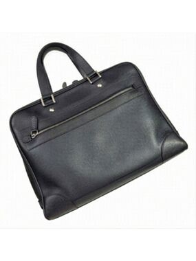 Authentic LOUIS VUITTON Taiga Leather Igor Briefcase - Ardoise Black